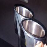 Exhaust tail piece double